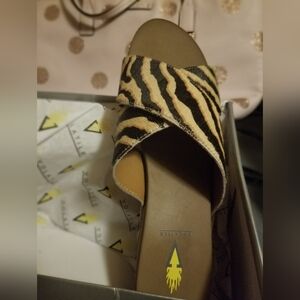 Stylish Zebra Print Women's Sandals